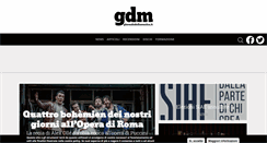 Desktop Screenshot of giornaledellamusica.it